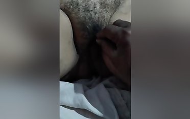 Today Exclusive- Desi Wife Boob Pressing And Pussy Capture By Hubby
